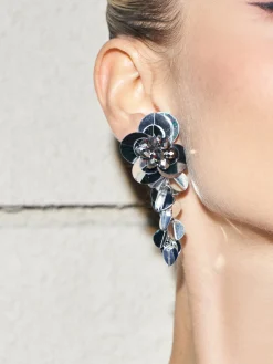 COMMENSE Elegant Floral Tassel Earrings* Earrings|Accessories