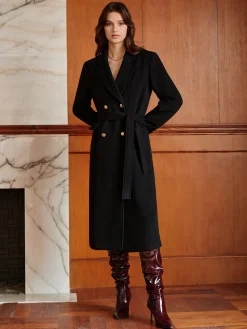 COMMENSE Elegant Lapel Belted Coat* Outerwear|Coats
