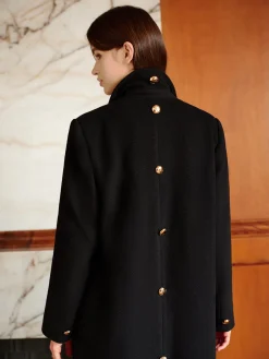 COMMENSE Elegant Lapel Belted Coat* Outerwear|Coats
