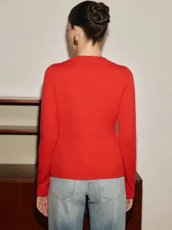 COMMENSE Elegant Metal Button Split Cardigan* Cardigans|Sweaters & Cardigans