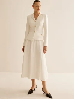 COMMENSE Elegant Metal-Button Blazer* Outerwear|Blazers