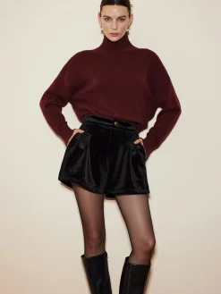 COMMENSE Elegant Mock Neck Shift Sweater* Sweater Tops|Sweaters & Cardigans