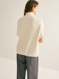 COMMENSE Elegant Mock Neck Sweater Vest* Sweater Vests|Sweaters & Cardigans