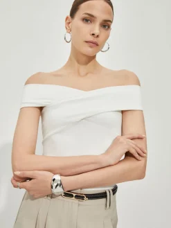COMMENSE Elegant Off-Shoulder T-Shirts* T-shirts|Tops