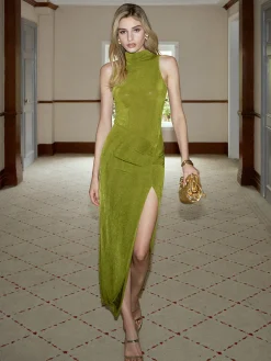 COMMENSE Elegant Split Purl Dress* Cocktail & Party Dresses|Summer Dresses