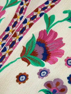 COMMENSE Embroidered Floral Vest* Outerwear|Vests