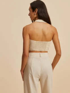 COMMENSE Embroidery Print V-Neck Tank Top* Tank Tops & Camis|Tops
