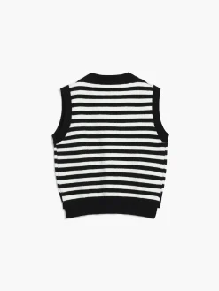 COMMENSE Essential Stripe Sweater Vest* Sweater Vests|Sweaters & Cardigans