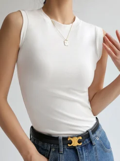 COMMENSE Everyday Cotton Tank Top* Sweater Tops|Tank Tops & Camis
