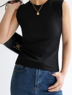 COMMENSE Everyday Cotton Tank Top* Sweater Tops|Tank Tops & Camis