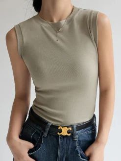 COMMENSE Everyday Cotton Tank Top* Sweater Tops|Tank Tops & Camis