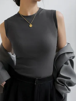 COMMENSE Everyday Cotton Tank Top* Sweater Tops|Tank Tops & Camis