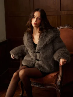 COMMENSE Faux Fur Winter Coat* Outerwear|Tops
