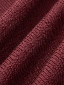 COMMENSE Feather Trim Wool-Blend Slim Sweater* Sweater Tops|Sweaters & Cardigans