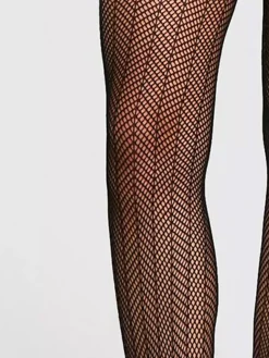 COMMENSE Fishbone-Pattern Sheer Tights* Socks & Tights|Accessories