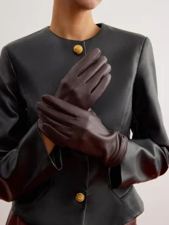 COMMENSE Fleece Lined Goatskin Gloves* Accessories