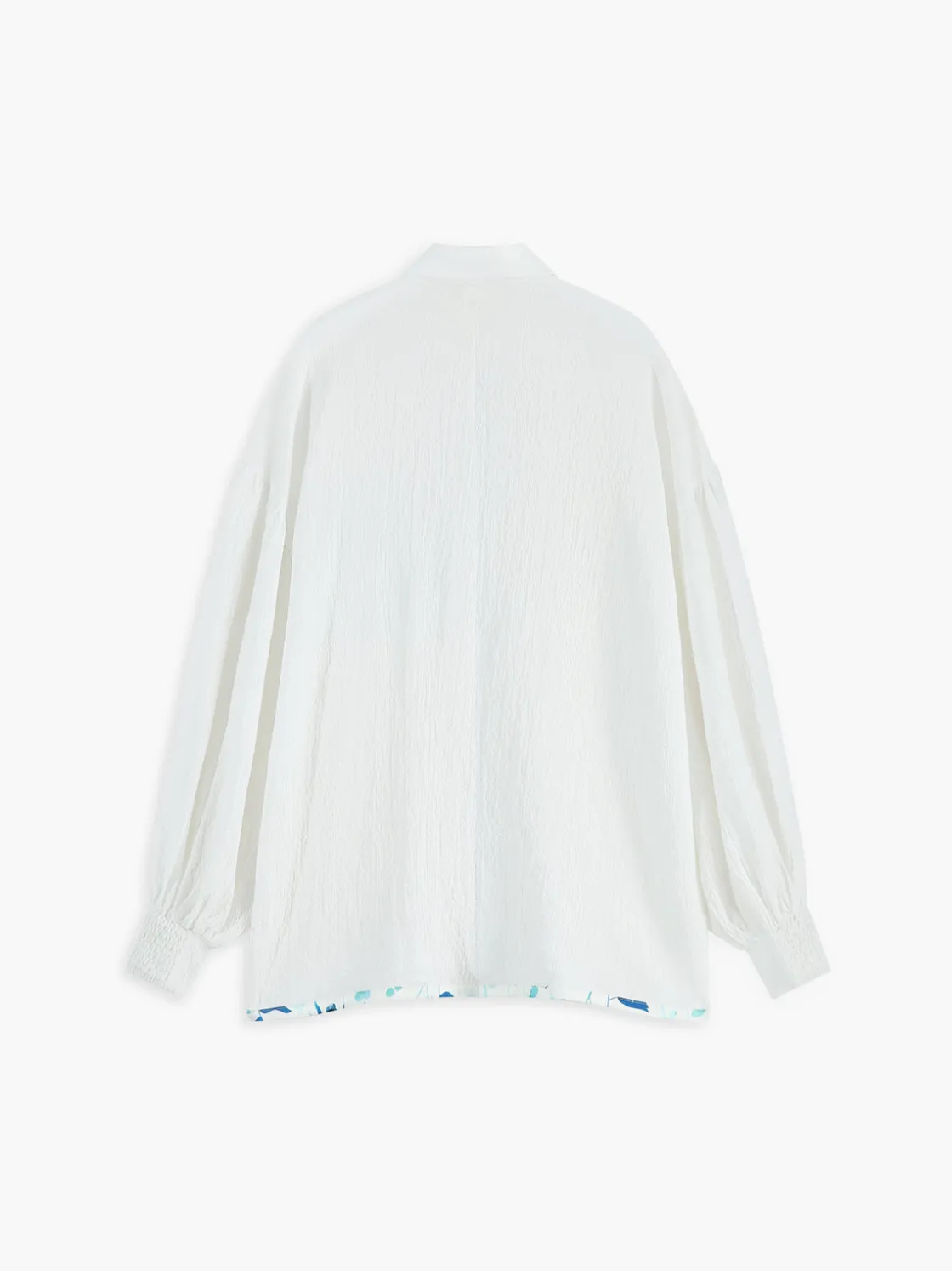 COMMENSE Floral Button Up Bishop Sleeve Shirt* Blouses & Shirts