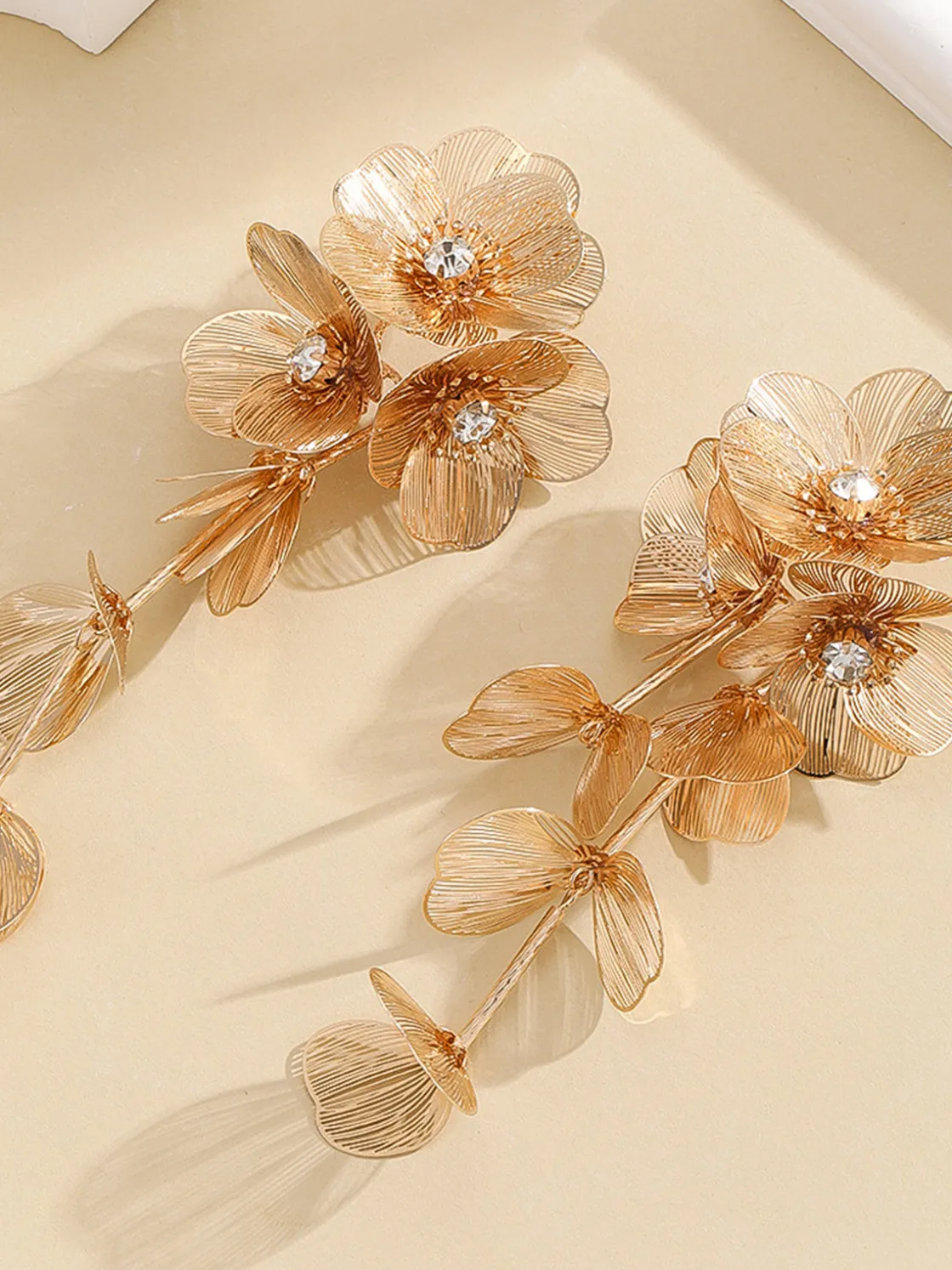 COMMENSE Floral Decor Fringed Earrings* Earrings|Accessories