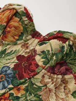 COMMENSE Floral Drawstring Corset* Corset Tops|Tops