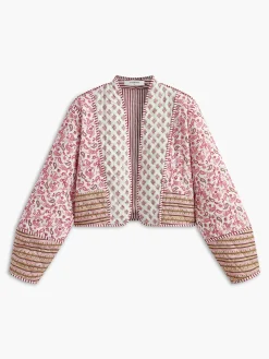 COMMENSE Floral Embroiled Double-Sided Winter Coat* Outerwear|Coats