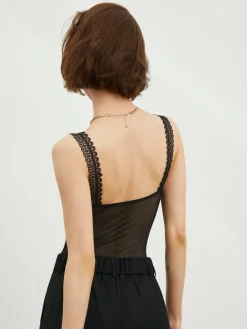 COMMENSE Floral Lace Bustier Bodysuit* Bodysuits|Bodysuits