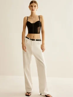 COMMENSE Floral Lace Corset Top* Corset Tops|Tops