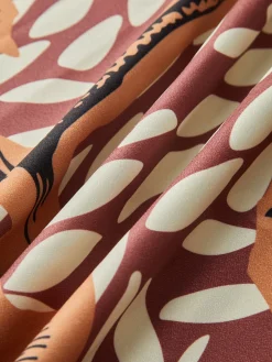 COMMENSE Floral Print Knotted Cover Up* Swimwear|Tops