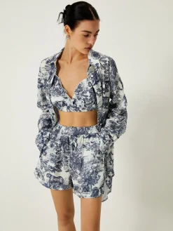 COMMENSE Floral Print Three Piece Shorts Set* Shorts Sets|Shorts