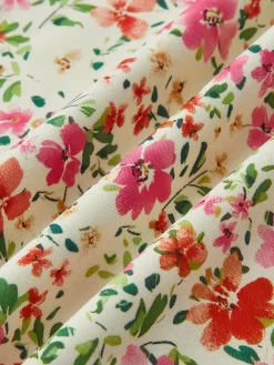 COMMENSE Floral Print Trim Cami Midi Dress* Casual Dresses|Floral Dresses