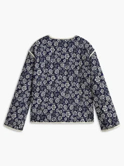 COMMENSE Floral Printed Pockets Winter Coat* Outerwear|Coats