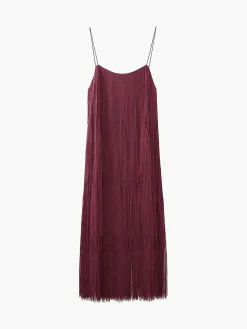 COMMENSE Florence Fringed Open Back Short Dress* Cocktail & Party Dresses|Summer Dresses