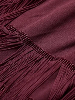 COMMENSE Florence Fringed Open Back Short Dress* Cocktail & Party Dresses|Summer Dresses