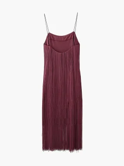 COMMENSE Florence Fringed Open Back Short Dress* Cocktail & Party Dresses|Summer Dresses