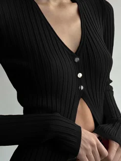 COMMENSE Free Your Mind Long Sleeve Knit Top* Sweater Tops|Sweaters & Cardigans