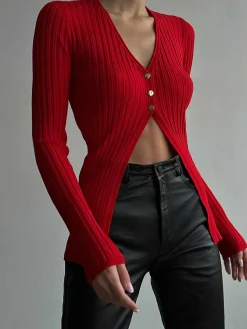 COMMENSE Free Your Mind Long Sleeve Knit Top* Sweater Tops|Sweaters & Cardigans