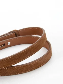 COMMENSE Frosted Non-Porous Slim Belt* Belts & Chain|Accessories