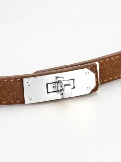 COMMENSE Frosted Non-Porous Slim Belt* Belts & Chain|Accessories