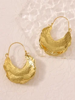 COMMENSE Fulani Basket Round Earrings* Earrings|Accessories