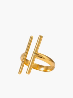 COMMENSE Geometric Open Ring* Rings & Bracelets|Accessories