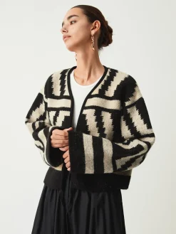 COMMENSE Geometric Print Kimono Cardigan* Cardigans|Sweaters & Cardigans