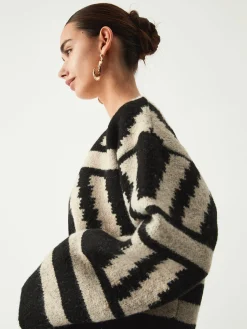 COMMENSE Geometric Print Kimono Cardigan* Cardigans|Sweaters & Cardigans