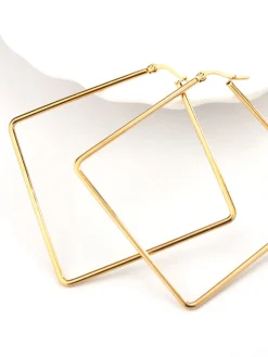 COMMENSE Geometric Square Pendant Earrings* Earrings