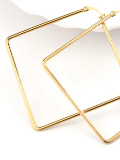 COMMENSE Geometric Square Pendant Earrings* Earrings
