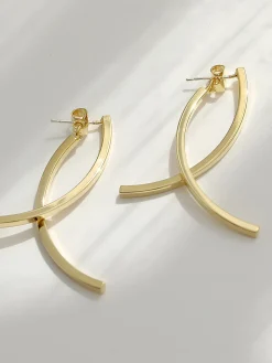 COMMENSE Geometric Stud Pendant  Earrings* Earrings|Accessories