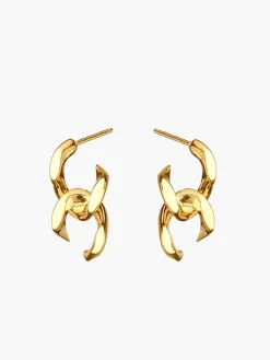 COMMENSE Geometric Twist Stud Earrings* Earrings|Accessories