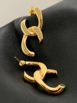 COMMENSE Geometric Twist Stud Earrings* Earrings|Accessories