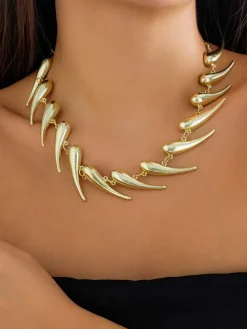 COMMENSE Geometric Waterdrop Necklace* Necklaces|Accessories
