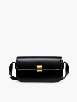 COMMENSE Glossy Buckle Clutch & Shoulder Bag* Bags|Accessories