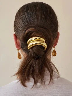 COMMENSE Glossy Triple Arch Pony Cuff* Hair Claws & Hats|Accessories