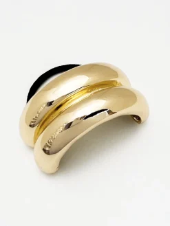 COMMENSE Glossy Triple Arch Pony Cuff* Hair Claws & Hats|Accessories